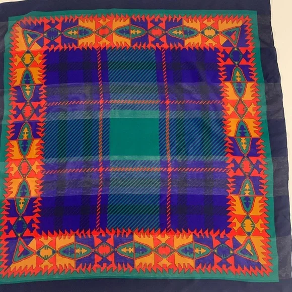 Vintage Scarf Made in Italy RN13962. - Picture 3 of 7